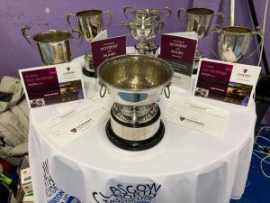 Trophies for Glasgow Yonex Championships